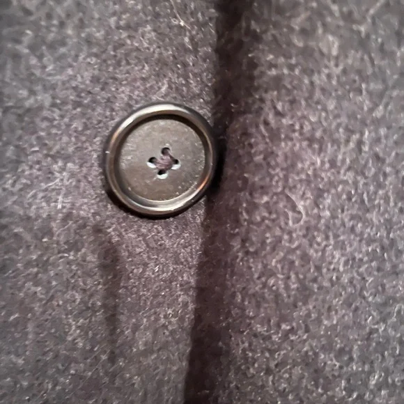 Rainforest Black Double-Breasted Men's Coat 100% Wool - Picture 4 of 7